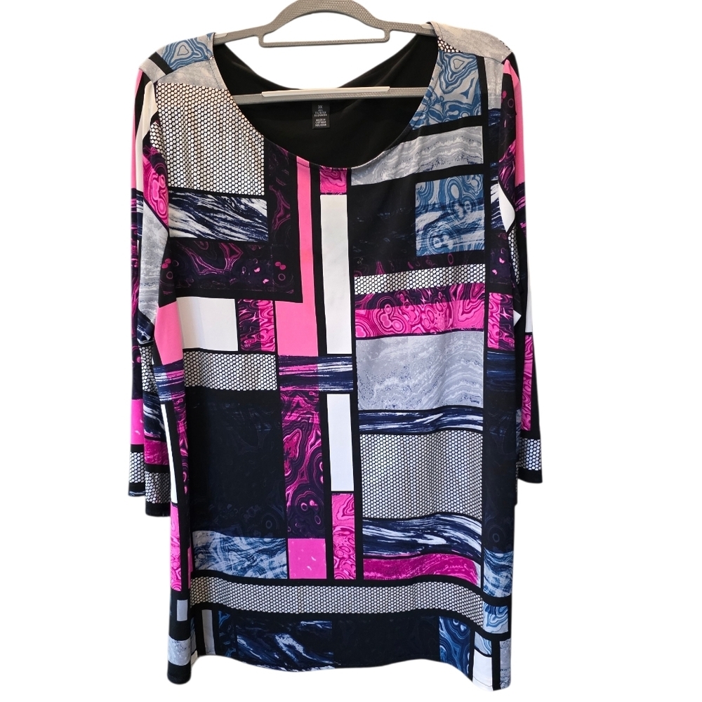 Style & Co. Mult-colored Design Tunic